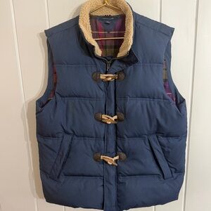 Tommy Hilfiger Sherpa Lined Puffer Vest Navy Large